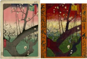 ゴッホは梅を模写。浮世絵を通して日本へ憧れを抱いていた。